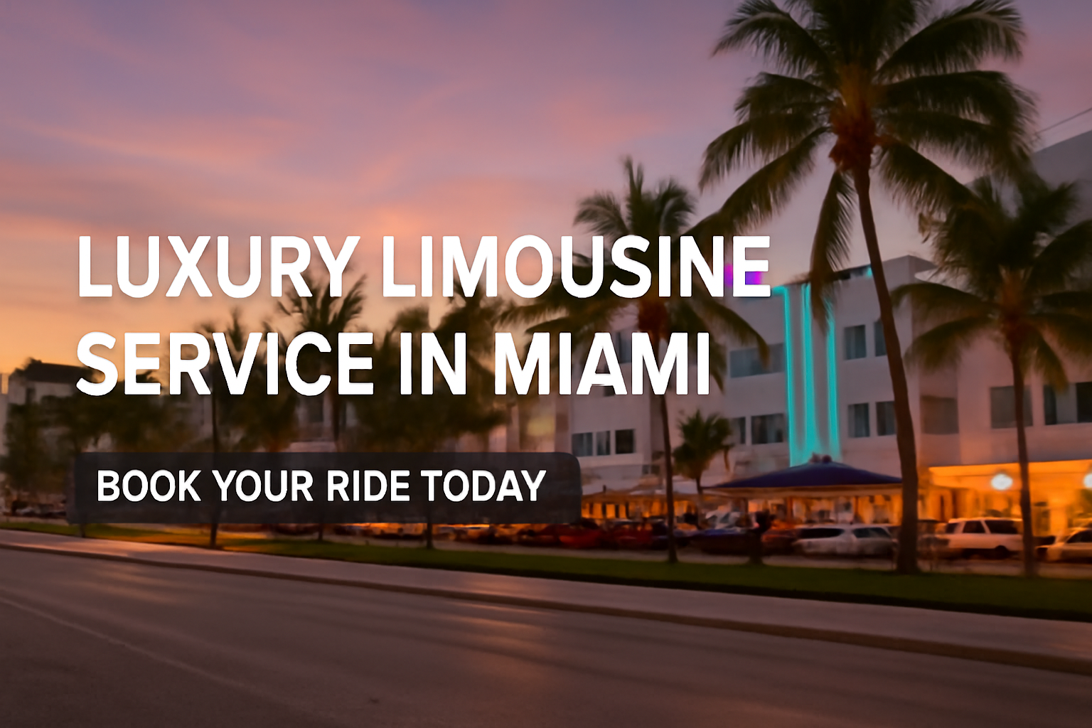 Navigate Miami in Unparalleled Style— The Ultimate Guide to Premier Ground Transportation